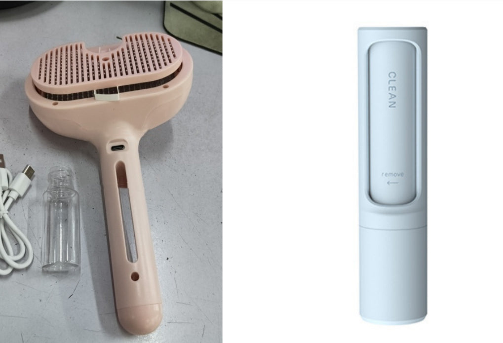 Cepillo Peine Autolimpiante para Mascotas con Humidificador de Niebla Integrado